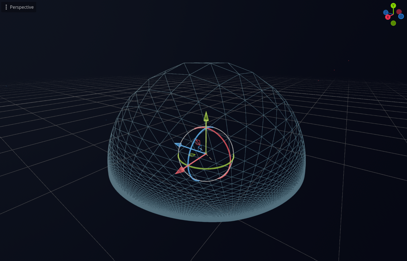 Distorted projection